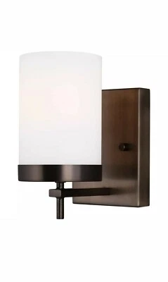 Luz de tocador de baño Sea Gull Lighting 4190301-778 Zire nueva en caja abierta Foto 1 de 4