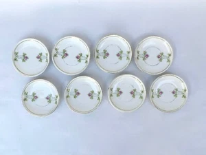 Moritz Zdekauer Bone China Austria ALTALT350 Burro Pat Rosa Set di 8 - Foto 1 di 5