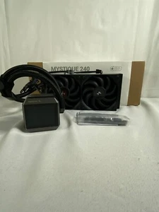 DeepCool Mystique 240 Black Fluid Dynamic Bearing ARGB Liquid CPU Cooler - Picture 1 of 12
