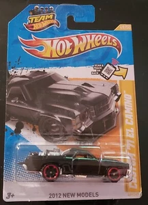 2012 Hot Wheels New Models #49 Custom '71 El Camino Black w/ MC5s - Picture 1 of 3