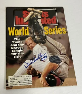 DAN GLADDEN rivista autografata autografo firmato Minnesota TWINS - Foto 1 di 2