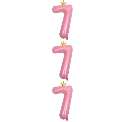  3 Pack Luftballons Zahlen Geburtstagsparty Deko Großer Zahlenballon Nummer - Bild 1 von 4