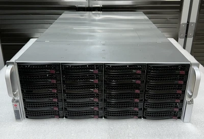 Servidor CSE-847 Supermicro 4U, E5-2603 V4, X10SRH-CF sin memoria ni HD, 36x 3,5 Foto 1 de 4