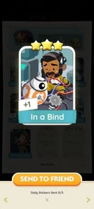 MoNO go 3⭐Sticker with the name OF IN A BIND WITH🔥SUPERFAST SENDING🔥 - Picture 1 of 1