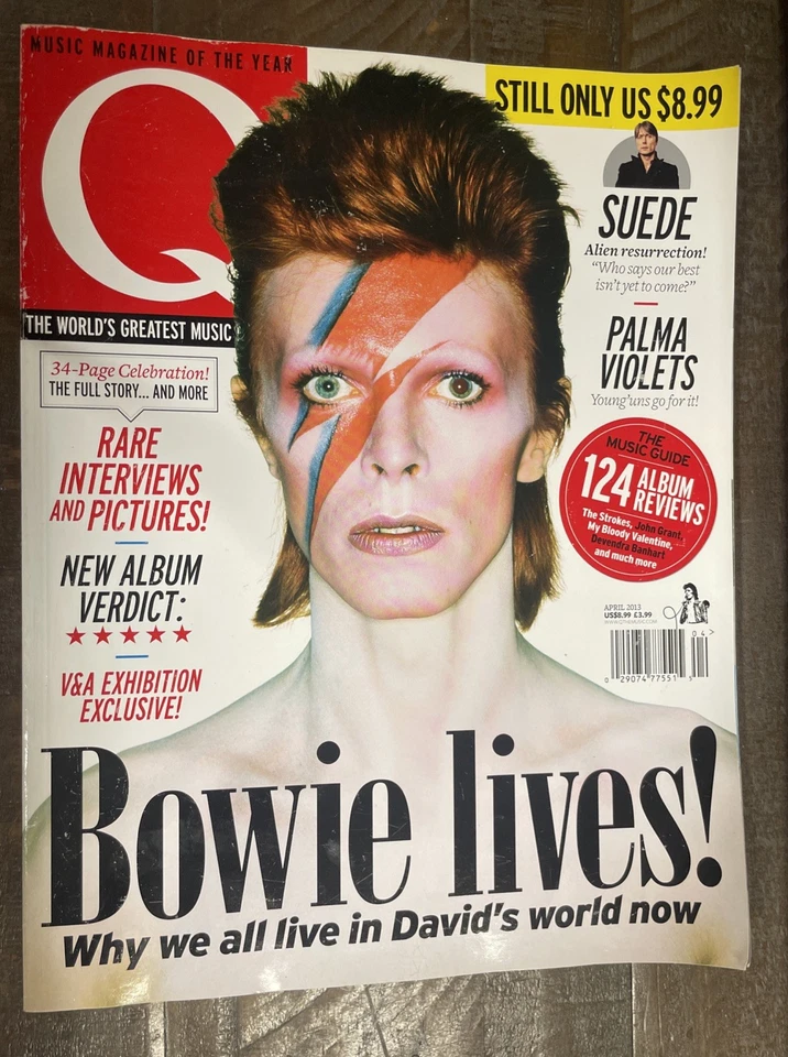 April 2013 Q MUSIC MAGAZINE David Bowie - Image 1 of 1