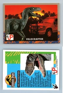 Velociraptor #5 Jurassic Park 1993 Topps German Trading Card - Picture 1 of 1
