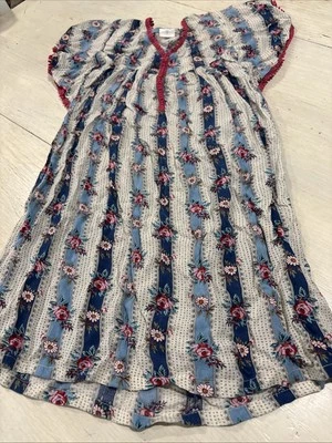 MASIRA garment Girls Dress 4/5 (2) short Sleeve Floral~beautiful - Image 1 of 4