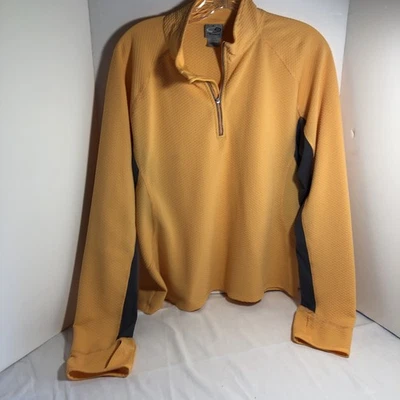 Champion Athletic Wear Top XL Orange Gray Long Sleeve Preowned  - Image 1 of 4