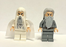 LEGO The Lord of the Rings: The Wizard Battle (79005), minifigs only, new cape