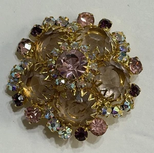 Hermoso Broche Juliana D & E Juego de Puntas de Estrás Multicolor - Imagen 1 de 7