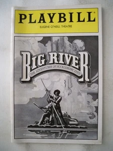 BIG RIVER Playbill RON RICHARDSON / DANIEL H JENKINS Opening Night NYC 1985 - Picture 1 of 2