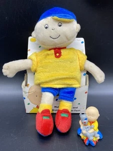 CAILLOU Plush Reusable Ice Pack Boo Boo Freeze And Mini 2in Figure - Picture 1 of 9