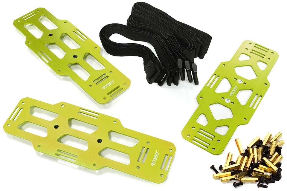 Billet Machined Green Battery Plates for Axial SCX6 Crawler 251007 - Image 1 of 1