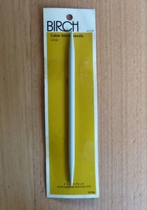 Birch Cable needle, size 6.00mm Size 4 for use with sizes 5.5-7.5mm length 14cm - Picture 1 of 1