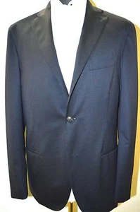 NEW BOGLIOLI Milano K Jacket Blue Suit  100% Wool Size 40 Us 50 Eu 2BTN  - Picture 1 of 9