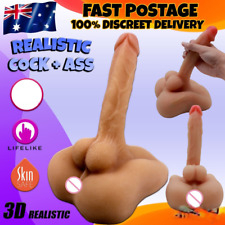 Life-like Gay Male Doll Realistic Ass Dong Cock Male Masturbator Dildo Sex Toy