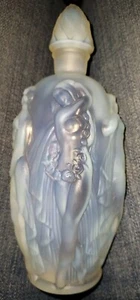 Vintage Sabino France Opalescent Art Glass Nude Gaite Nymph Perfume Bottle 1940s - Picture 1 of 4