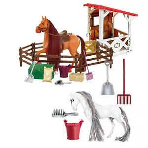 Detachable Figurine Horse Riding Playset Realistic Animal Toy Pretend Farm Horse - Picture 1 of 14