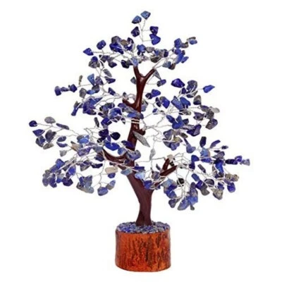 Lapislazuli Natur Kristall Edelstein Geld Baum Viel Glück Wohlstand Feng Shui - Bild 1 von 3