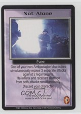 1998 Babylon 5 - Collectible Card Game Shadows Expansion Not Alone gl9