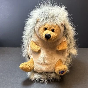 Webkinz Hedgehog Plush by Ganz Soft Brown Good Used Condition No Code Clean - Picture 1 of 9