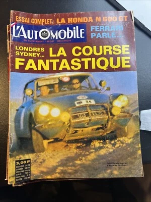 Conjunto de 17 revistas L'AUTOMOBILE 1969-1970 - Imagem 1 de 4
