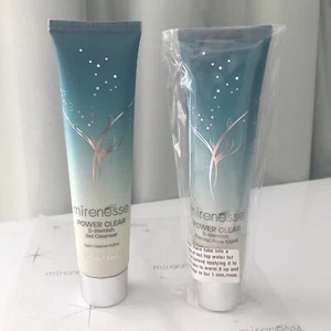 Mirenesse POWER CLEAR D-Blemish Gel Cleanser AND Thermal Pore Mask FULL SIZE - Picture 1 of 7