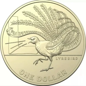2021 The Great Aussie Coin Hunt 2 Letter "L" Lyrebird $1 Coin UNC - Picture 1 of 2