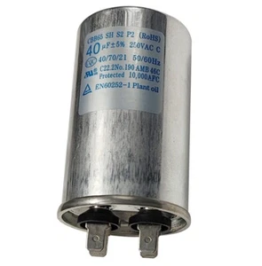 Condensador de funcionamiento CBB65 40 uf/MFD uf MFD 250VAC 250V AC 40uF 40MFD SH diámetro pequeño - Imagen 1 de 4