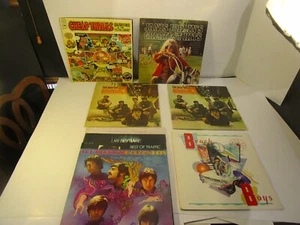 CLASSIC ROCK 8 PIECE LOT VINYL RECORD COVERS ONLY!! ANIMALS ,JOPLIN +++ tc548 - Picture 1 of 1