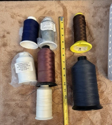 Lot of thread: American & Efrid Anefil, thethreadexchange, Poly, Nylon New &Used - Image 1 of 4