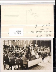 489503,Foto AK Wiener Sängerfest 1930 Festzug Parade Wagen Pferde - Picture 1 of 1