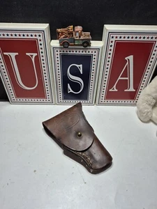 WWI US Army 1918 Leather Holster Colt .45 M1911 Warren Leather Goods Co - Picture 1 of 11
