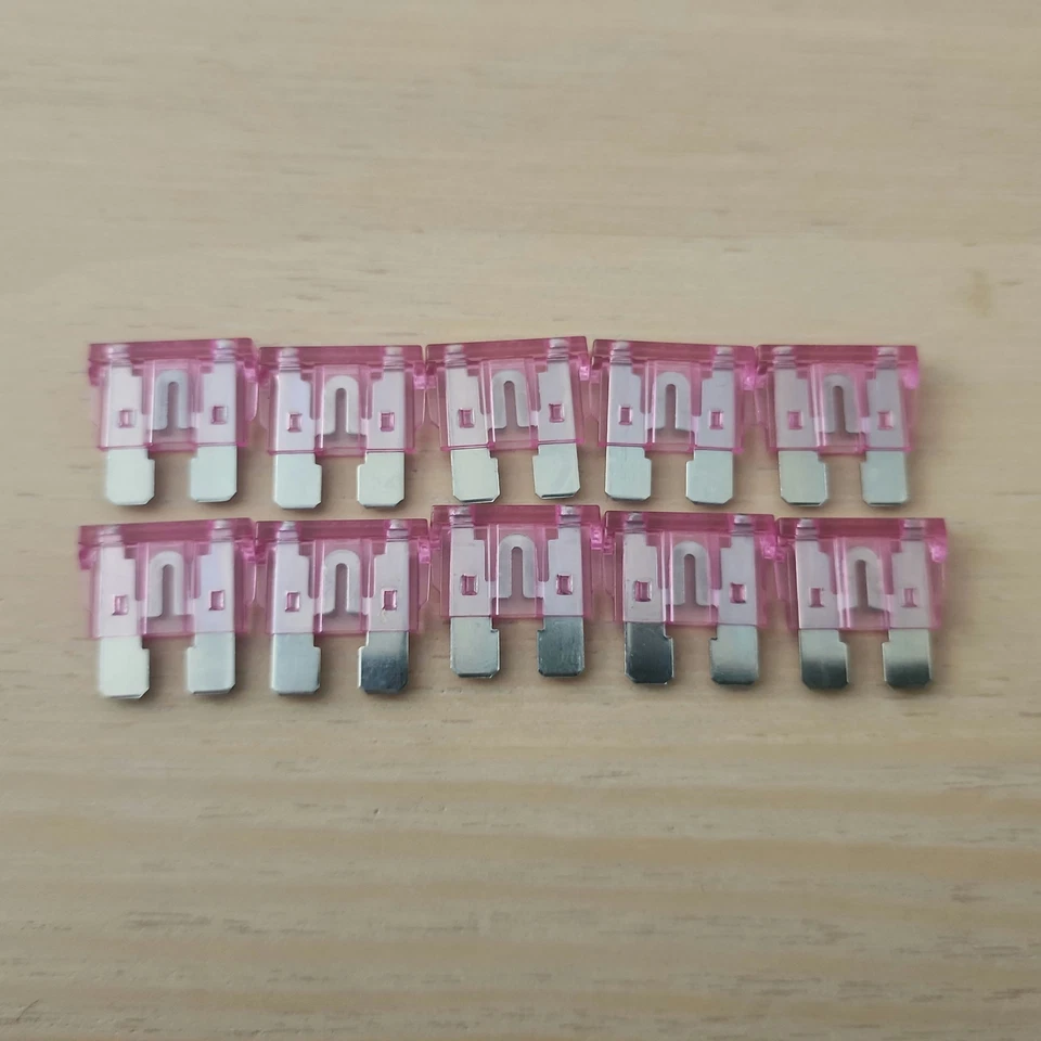 10pcs 50 Amp Pink Standard Blade Fuse ATU 50A Wedge Fuse AU STOCK FAST POSTAGE - Image 1 of 1