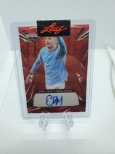 Erling Haaland  Auto 2023 Leaf Vibrance Red #BA-EH1 1/1 Proof 