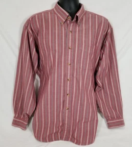L.L.Bean Men's Striped Button Down Multi Colored Shirt Size XL - Picture 1 of 4