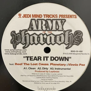 ARMY OF THE PHARAOHS - TEAR IT DOWN (12")  2006!!  RARE!!!  APATHY + ESOTERIC!!! - Picture 1 of 2