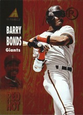 1995 (GIANTS) Pinnacle Red Hot #RH6 Barry Bonds