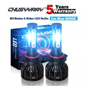 9012 HIR2 Hi/Lo Beam LED Headlight Bulbs 6500K for Dodge Challenger 2015-2023 - Bild 1 von 23