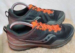 ZAPATO DEPORTIVO PARA CORRER SAUCONY POWERTRAC PARA HOMBRE TALLA 7 VERDE - BUEN ESTADO - Imagen 1 de 11