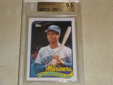 1989 Topps Traded #41T Ken Griffey Jr Rookie RC BGS 9.5 GEM MINT