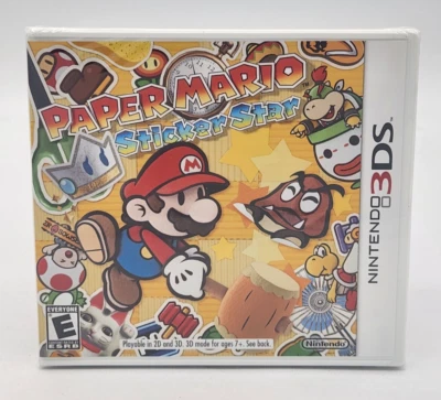 Paper Mario Sticker Star - Nintendo 3DS - Brand New Factory Sealed US Version - Image 1 of 4