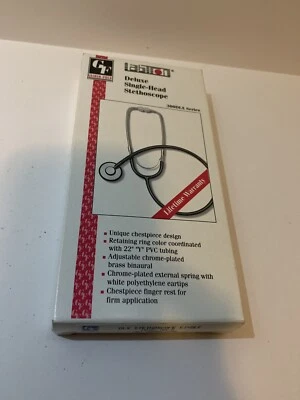 Estetoscopio de una sola cabeza Graham-Field #300DLX Labtron, dorado - 1 cada uno Foto 1 de 4