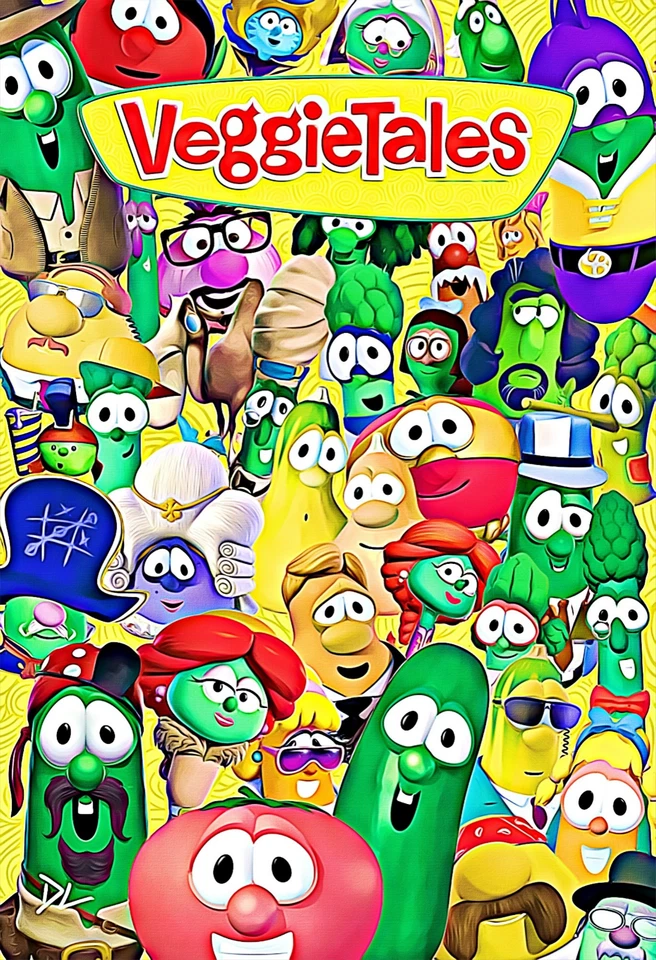 VeggieTales "Children's Classic" Original Pop Art Print - 13 x 19 Poster