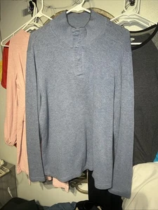 Mark Law Men’s L Pull Over Sweater Blue - Picture 1 of 5