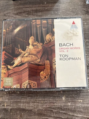 Bach Organ Works Volume 2 Teldec USA 2 Discs 1995 UPC 745099445928. Like New Foto 1 de 4