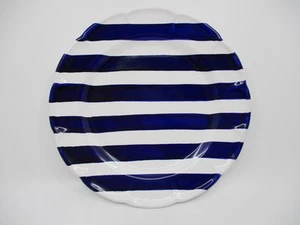 VIETRI AMALFITANA PLATO DE CENA RAYAS AZULES - 10 1/4" 0710E - Imagen 1 de 2