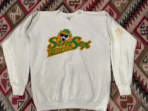 Vintage Fort Myers Sun Sox SPBA Senior Pro Baseball League Jacket Sweater XL - Picture 1 of 8