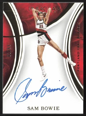 Sam Bowie 2015-16 Panini Immaculate Collection Signatures #S-SB /99 - Image 1 of 2