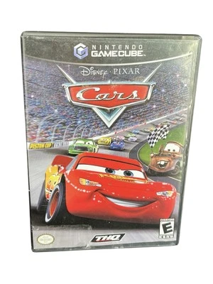 Disney Cars Nintendo GameCube Game W/ Instruction Manual Black Label Cover Art - Image 1 of 4